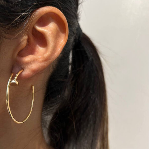 گوشواره میخ کارتیه ساده